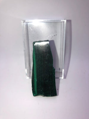 Malachite slices with box