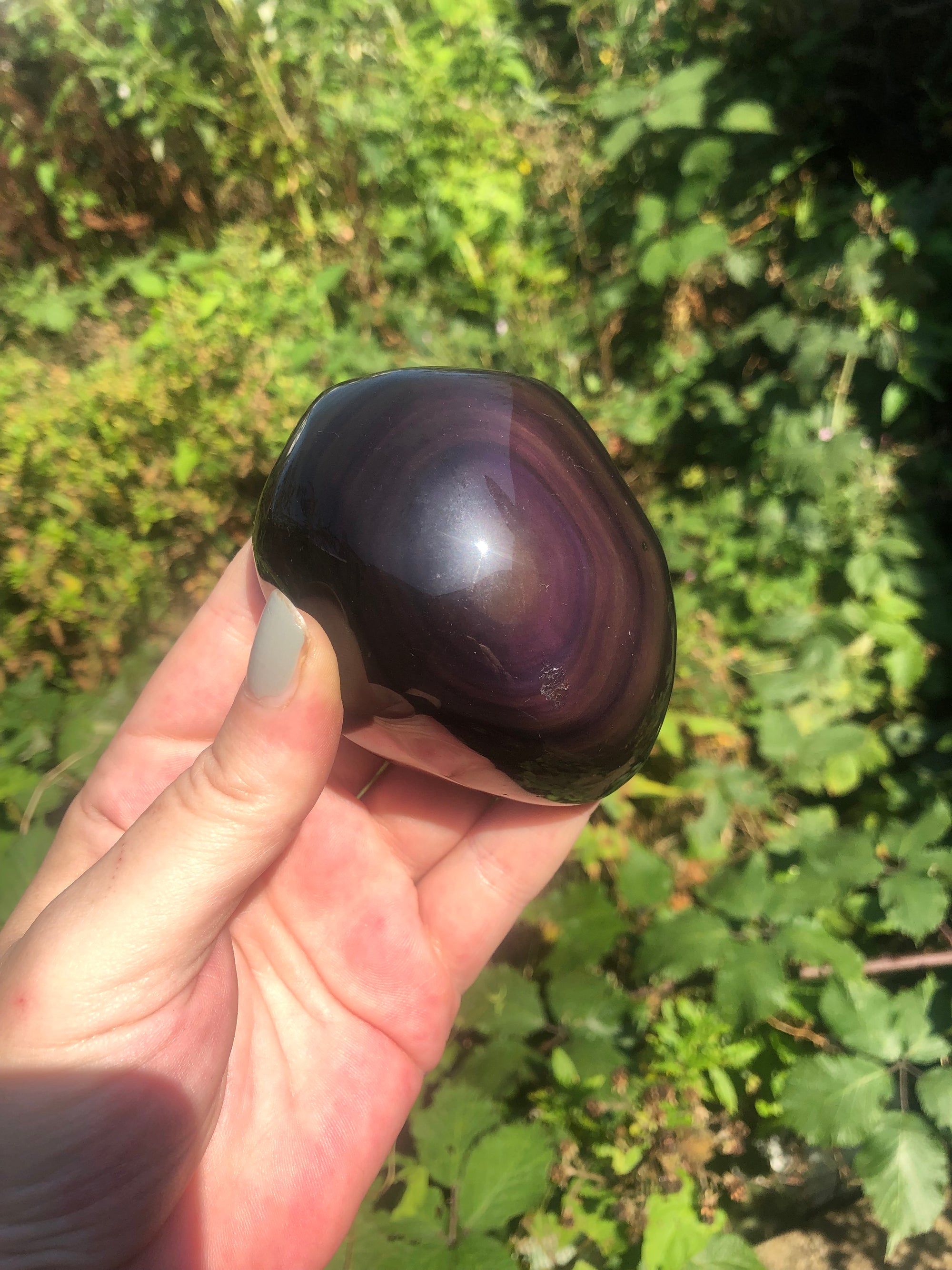 Rainbow obsidian