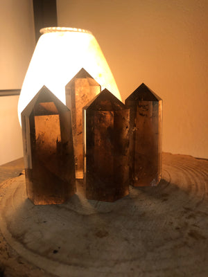 Smokey Quartz Towers