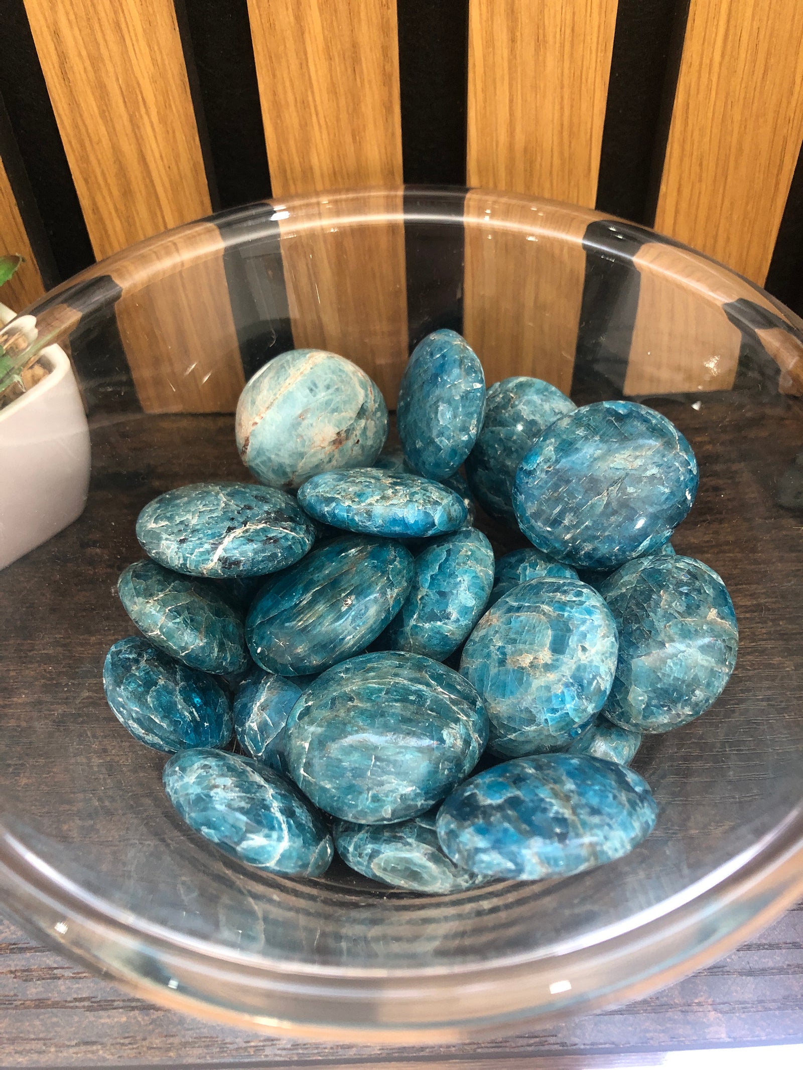 Blue apatite Gallet