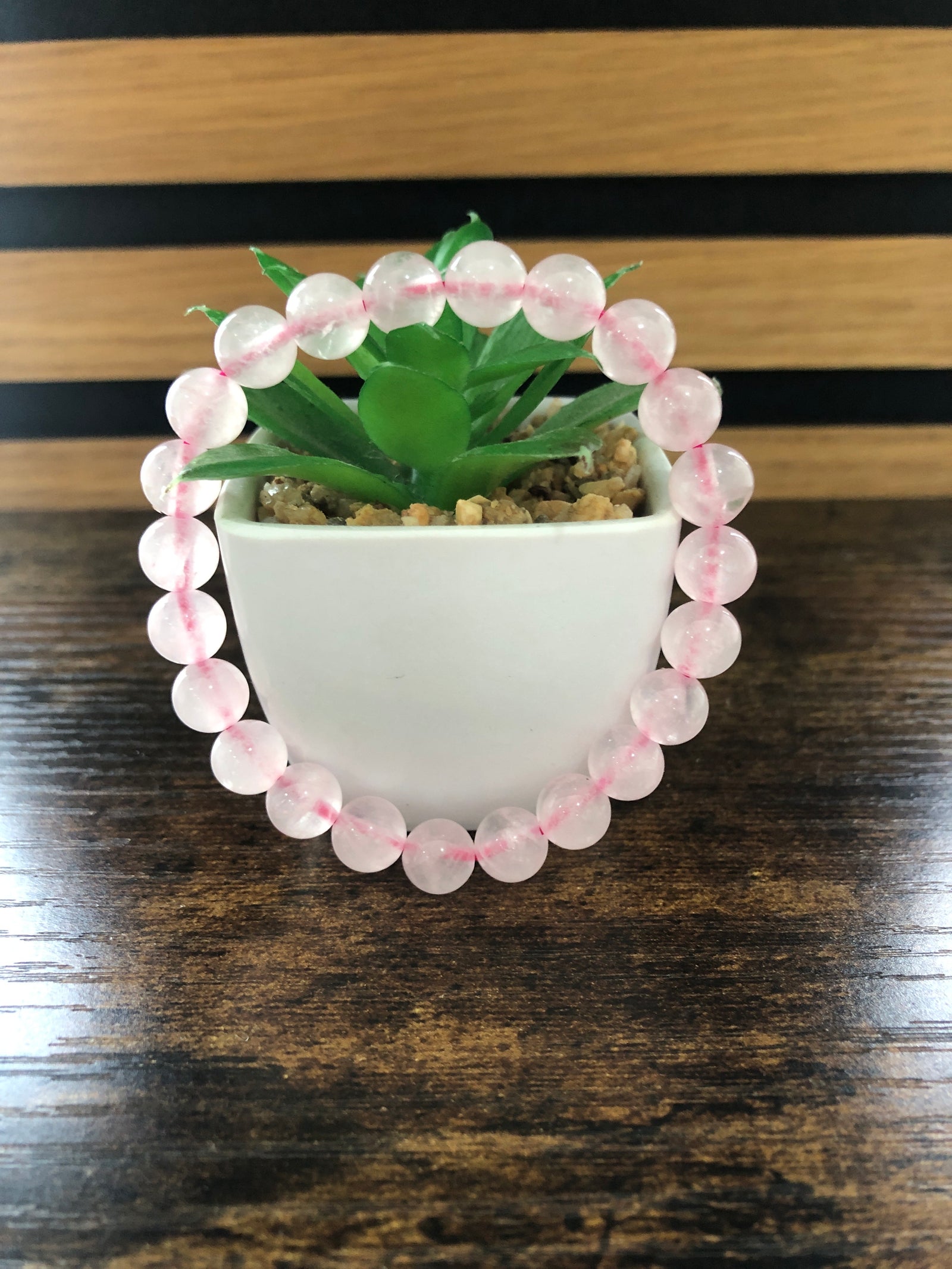 Aura rose Quartz bracelet