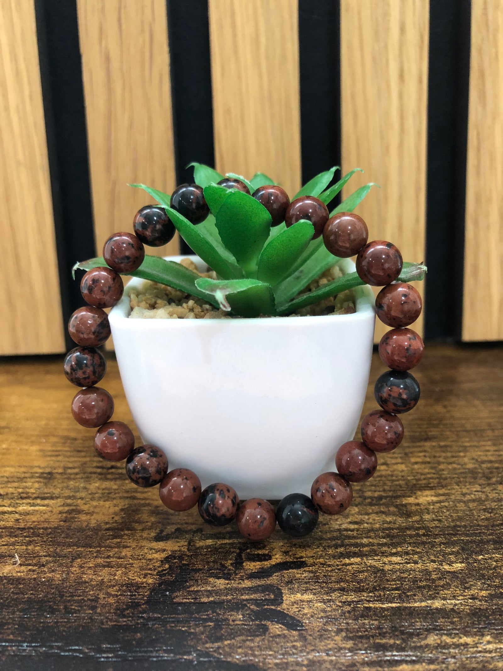 Mahogany Obsidian Bracelet
