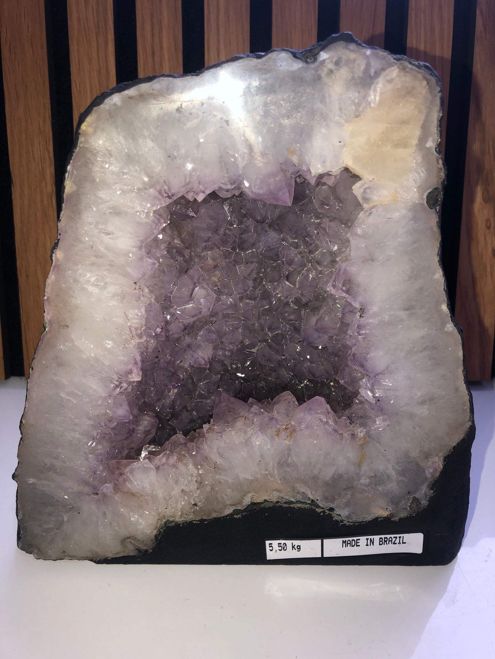Brazilian amethyst freeform