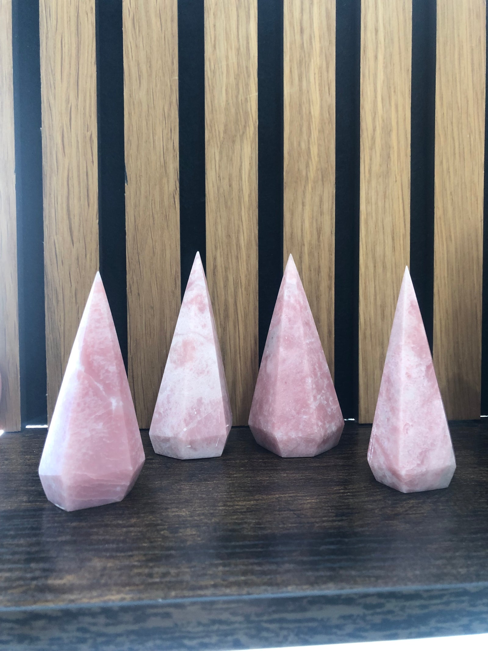 Pink Opal Dimond Points
