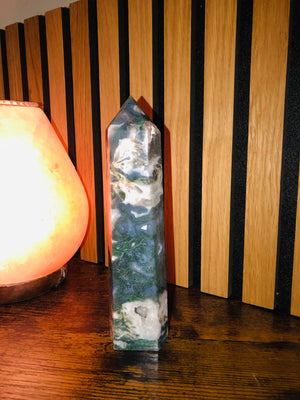 Green Moss Agate Towers xl size