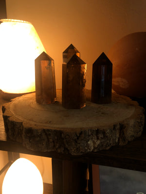 Smokey Quartz Towers