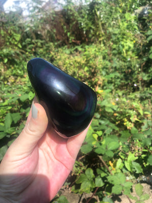 Rainbow obsidian