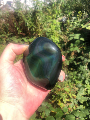 Rainbow obsidian