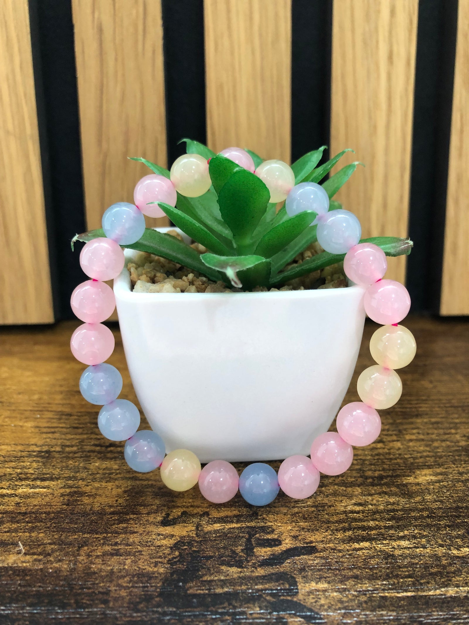 Morganite bracelet