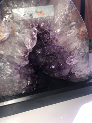 Amethyst on stand