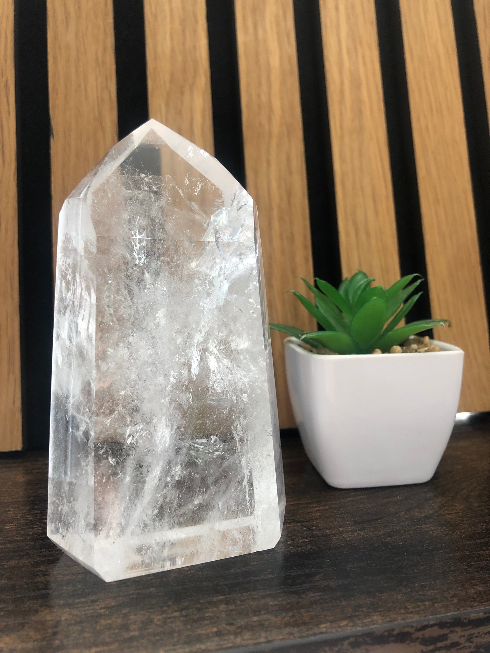 Clear Quartz large tower
