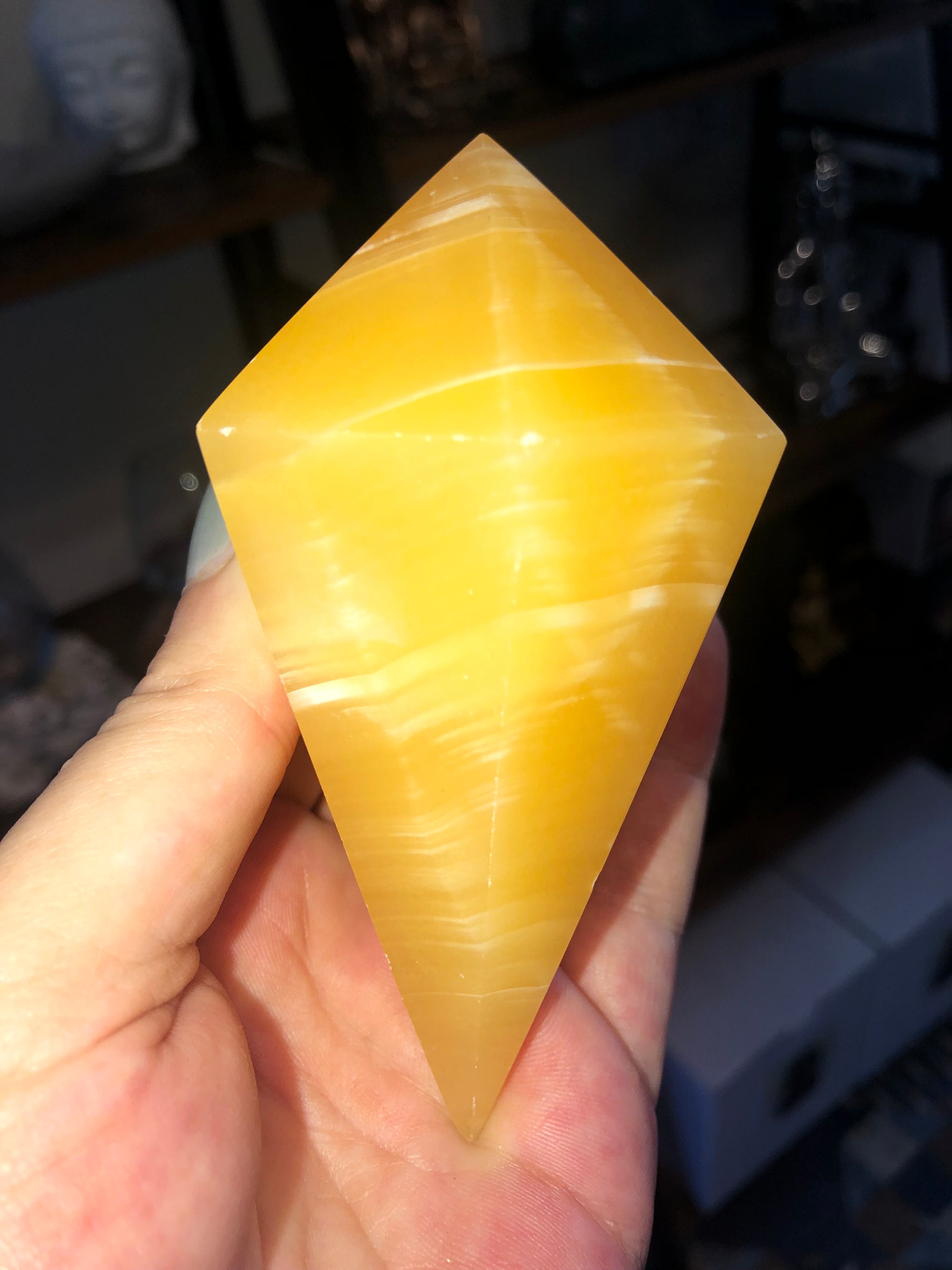 Yellow calcite