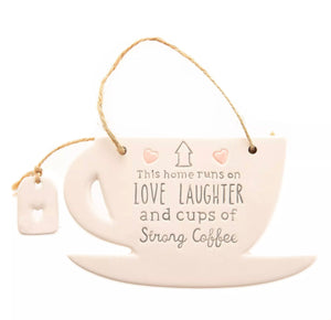 TEACUP HANGING PLAQUE