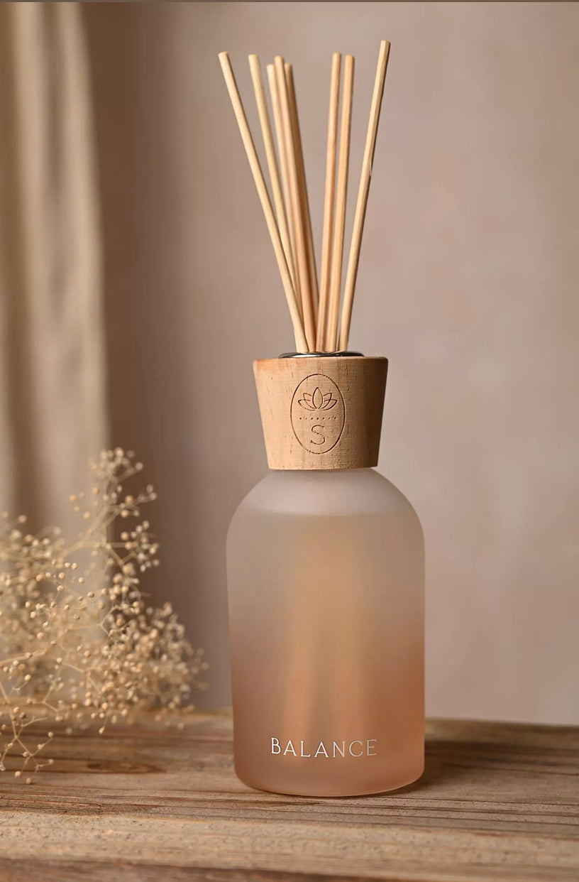 SERENITY BALANCE DIFFUSER 220ML PINK PEPPER, GERANIUM & AMBER