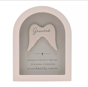 THOUGHTS OF YOU ARCHED FRAMED PLAQUE
