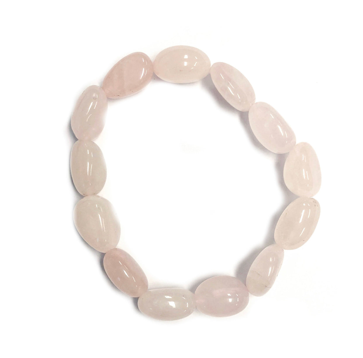 Rose Quartz nugget bracelet