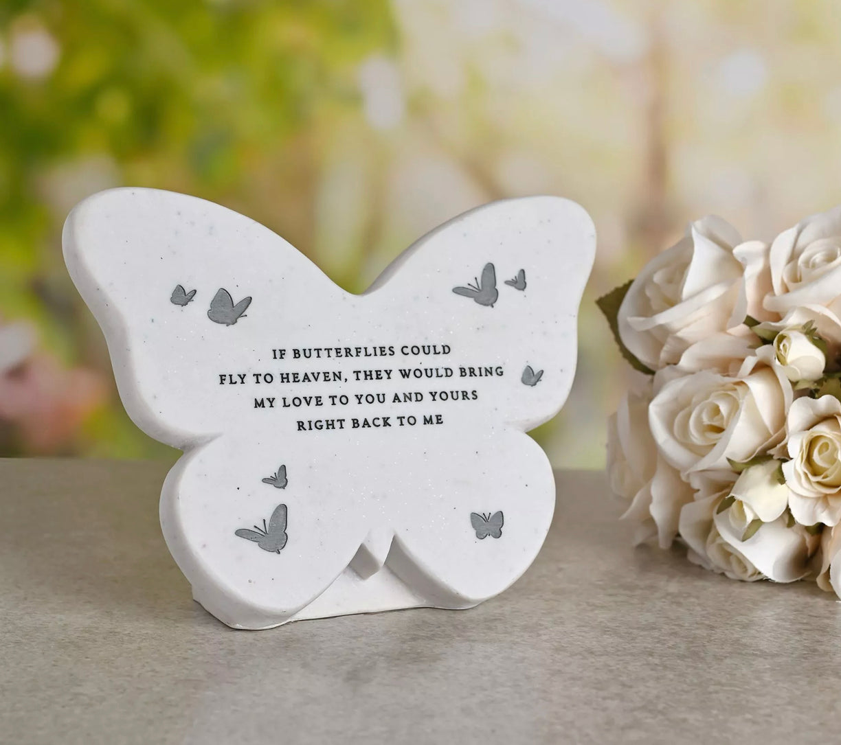 THOUGHTS OF YOU GRAVESIDE BUTTERFLY - FLY TO HEAVEN