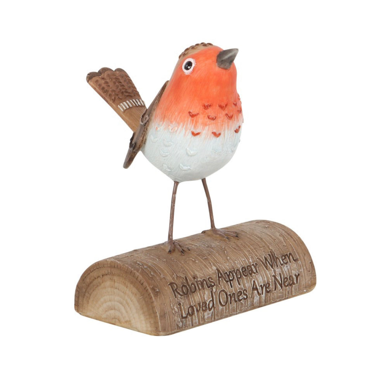 ROBINS APPEAR RESIN ORNAMENT