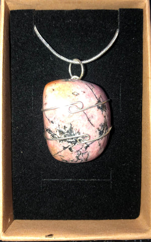 Rhodonite necklace