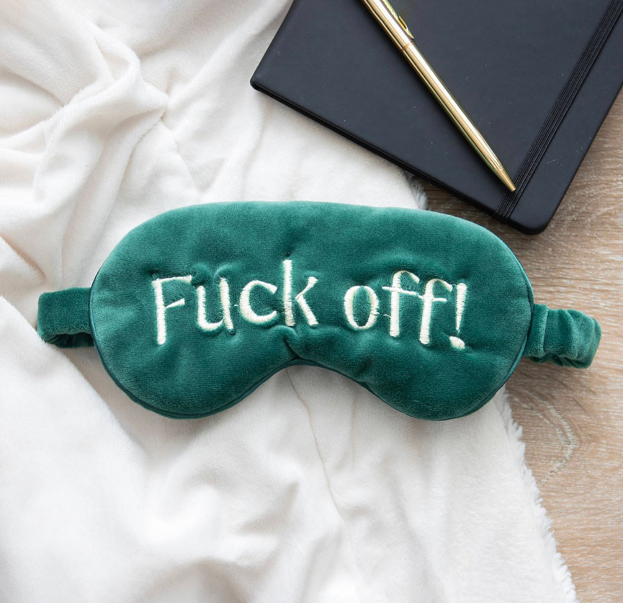 SWEARY VELVET SLEEP MASK