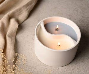 SERENITY YIN YAN RELAX & REVIVE CERAMIC CANDLE 650G
