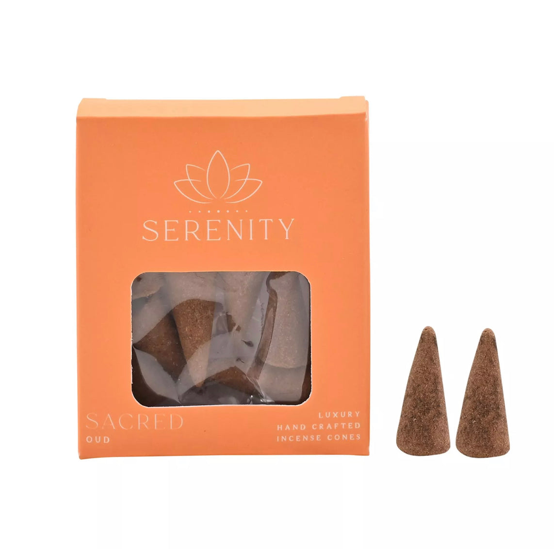 SERENITY SACRED 10 INCENSE CONES - OUD