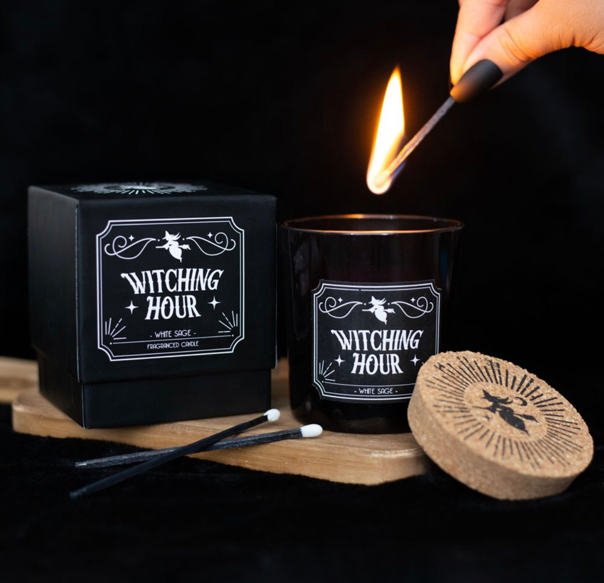 WITCHING HOUR WHITE SAGE CANDLE