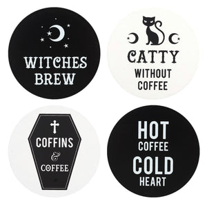 BLACK MAGIC WITCHY COASTERS