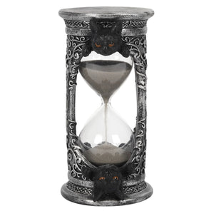 17CM BLACK CAT HOURGLASS TIMER