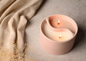SERENITY YIN YAN BREATHE & FLOW CERAMIC CANDLE 650G