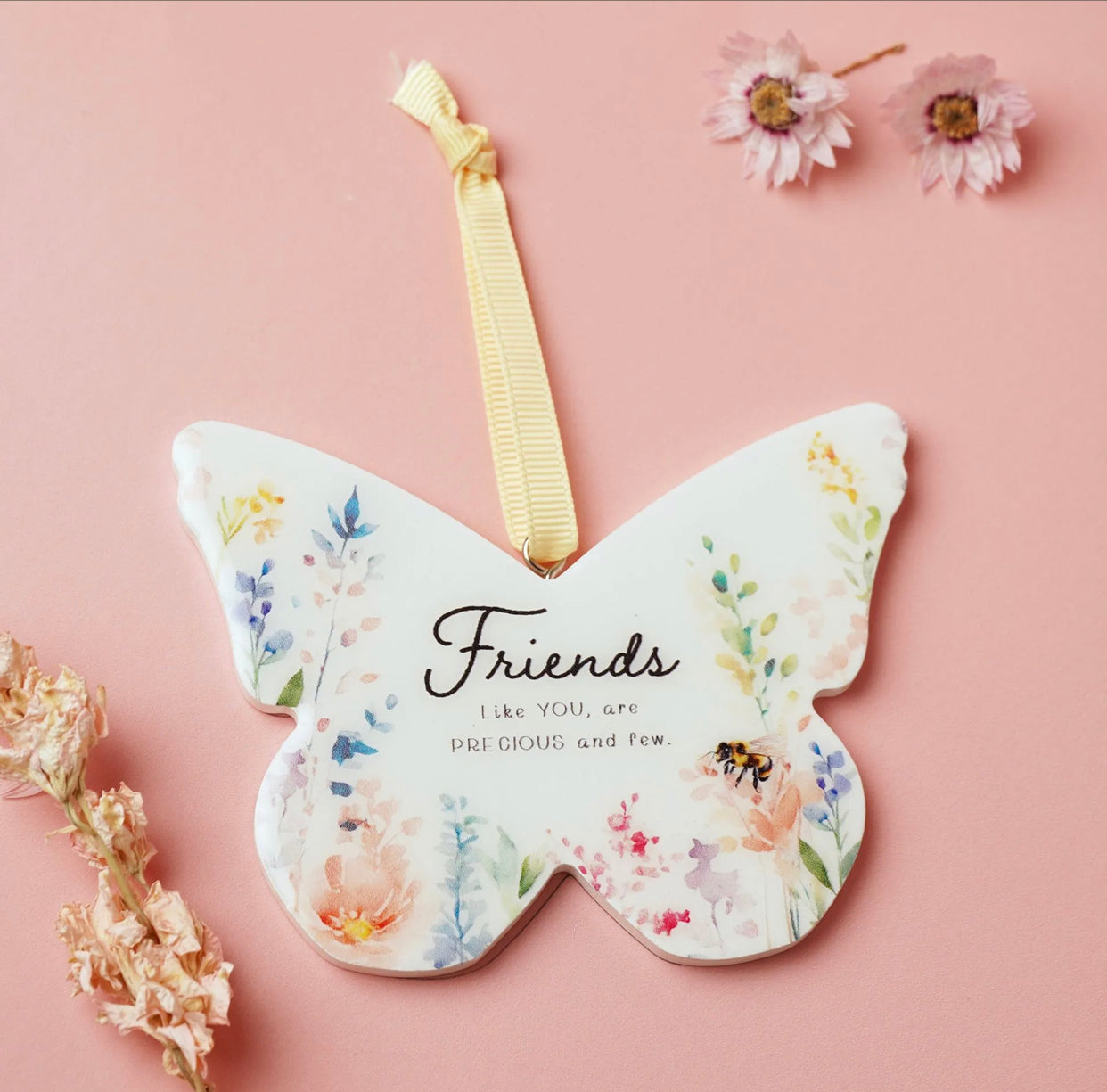 THE COTTAGE GARDEN FLORAL HANGING BUTTERFLY - FRIENDS