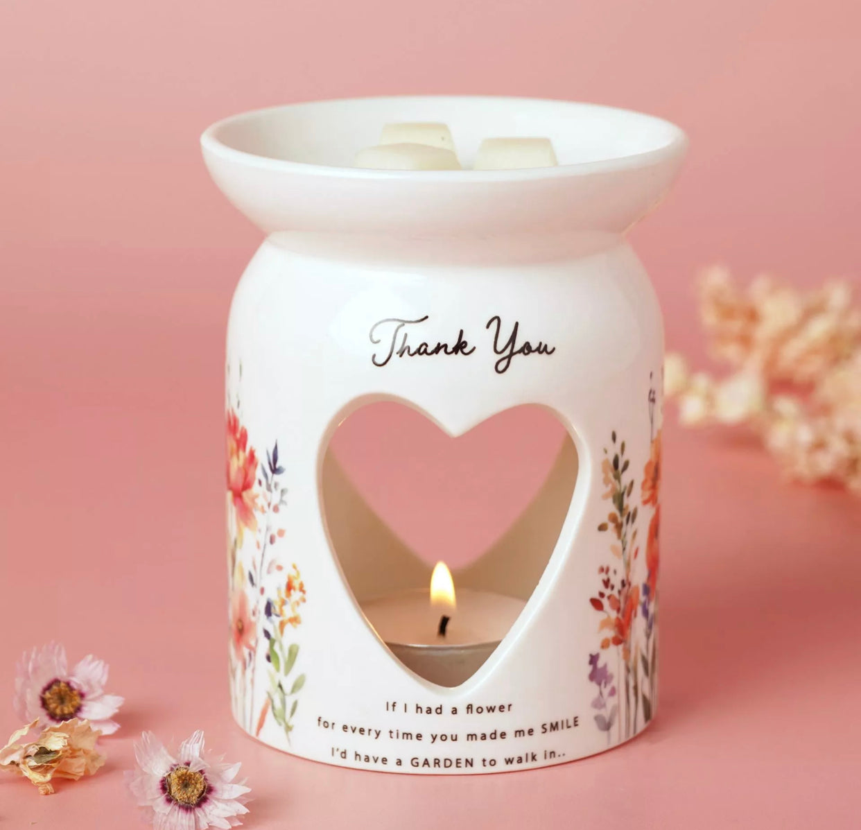 THE COTTAGE GARDEN WAX MELT BURNER - THANK YOU