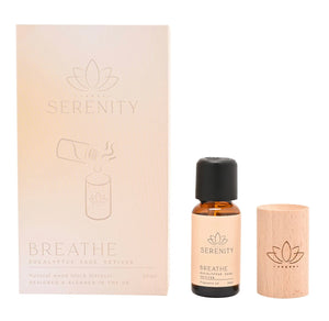 SERENITY BREATHE WOOD OIL DIFFUSER