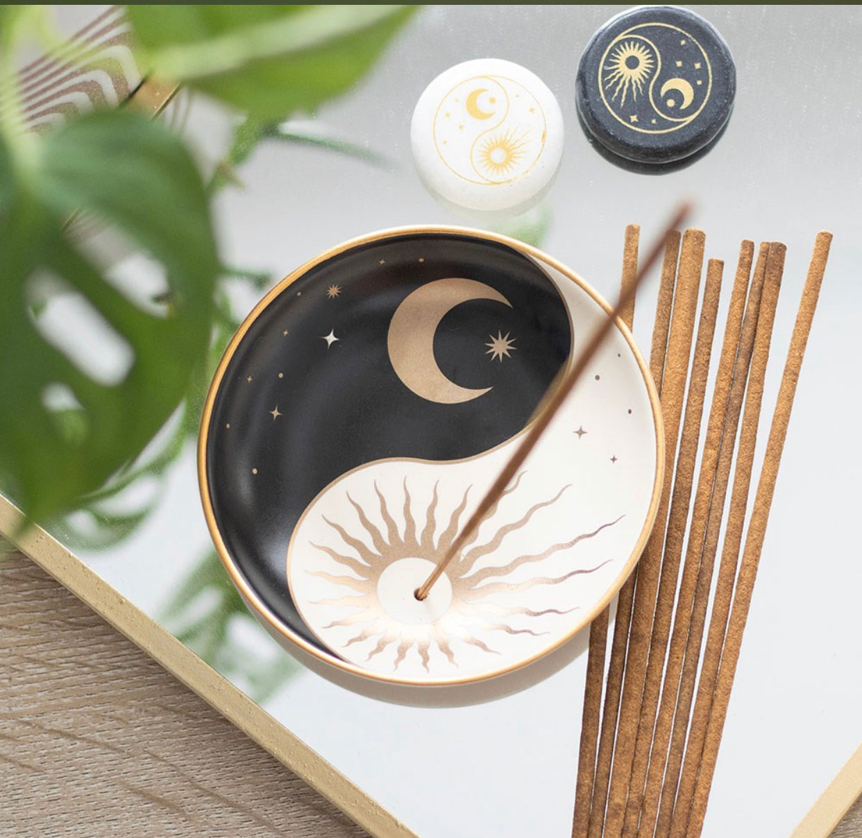 YIN YANG INCENSE STICK HOLDER