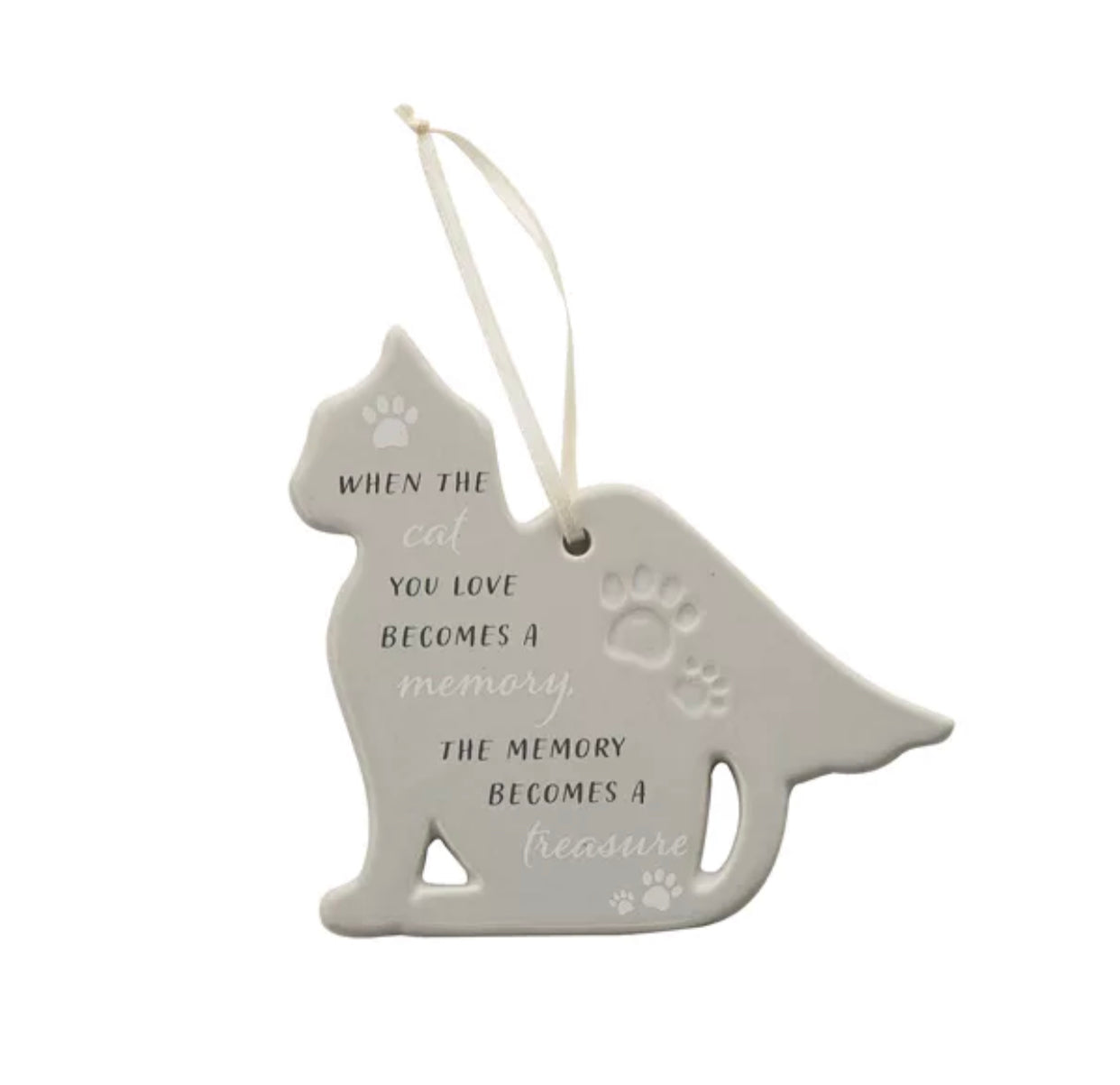 BEST OF BREED MEMORIAL CAT HANGING DECORATION