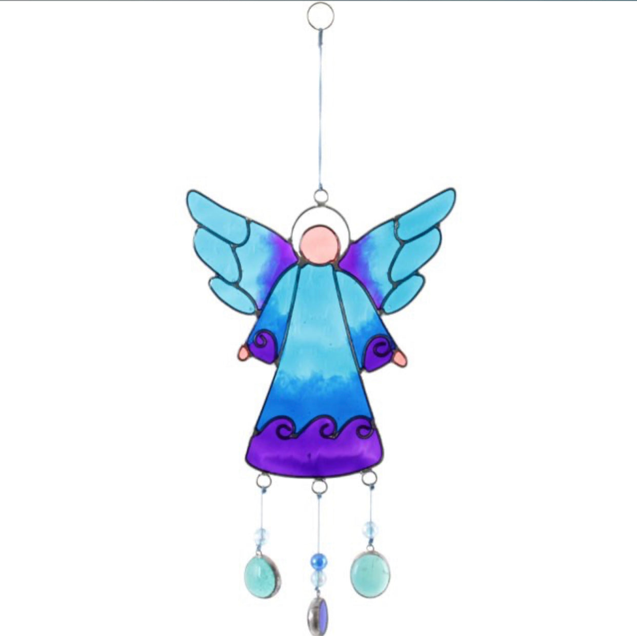 Blue Angel sun catcher 27cm