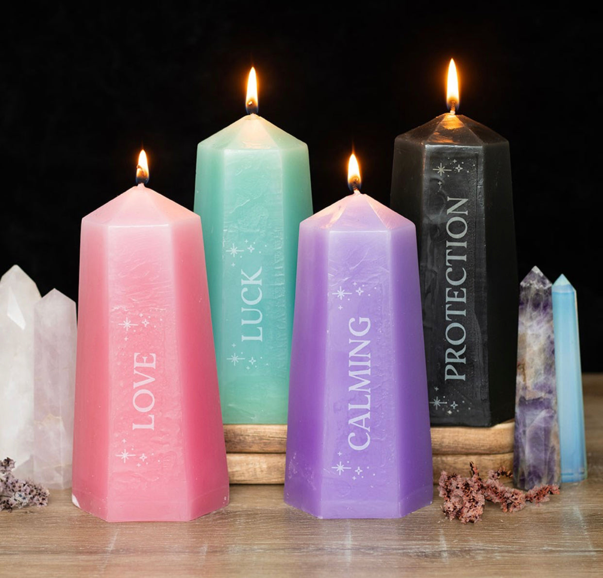 HIDDEN CRYSTAL CANDLES