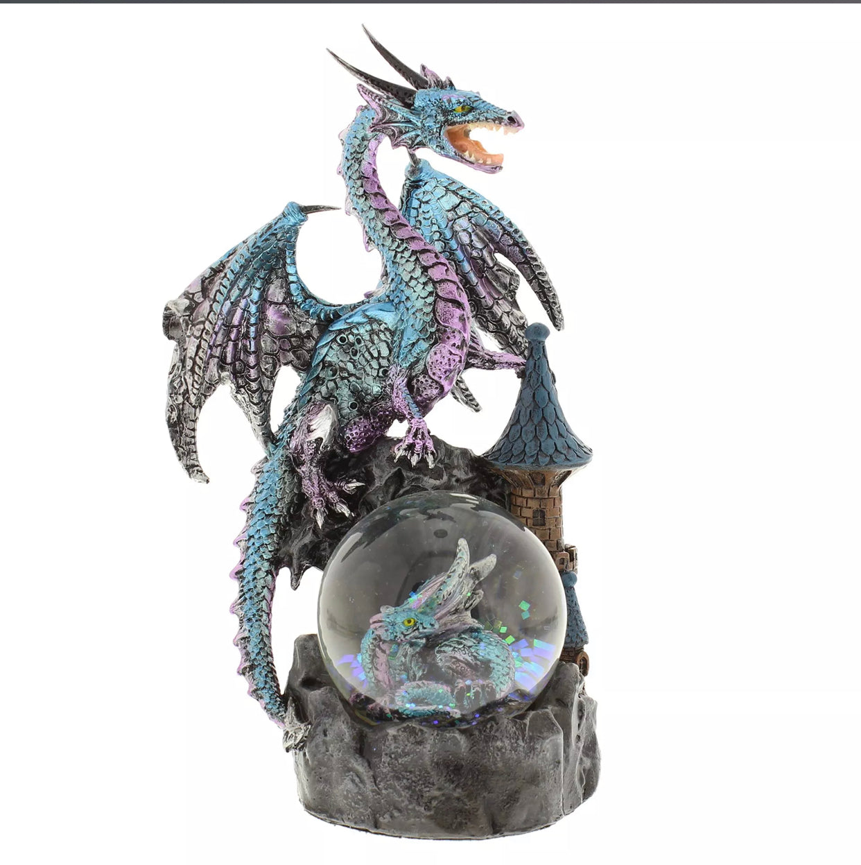 JULIANA MYSTIC LEGENDS BLUE DRAGON ON WATERBALL