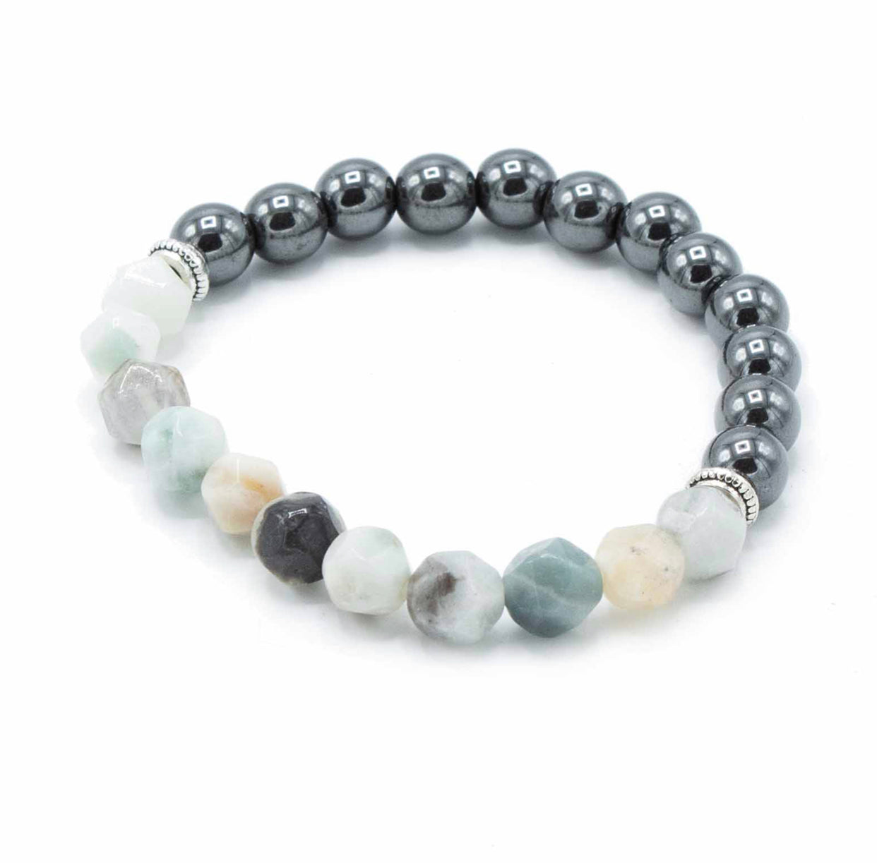 Magnetic mountain jade bracelet