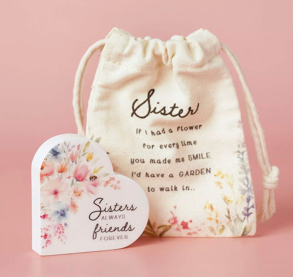 THE COTTAGE GARDEN MINI PLAQUE - SISTERS