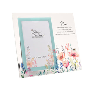 THE COTTAGE GARDEN GLASS PHOTO FRAME - NAN
