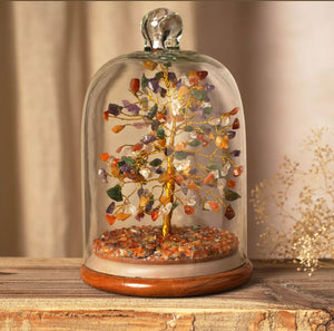 LARGE SERENITY GEMSTONE DOME TREE 200 BEADS