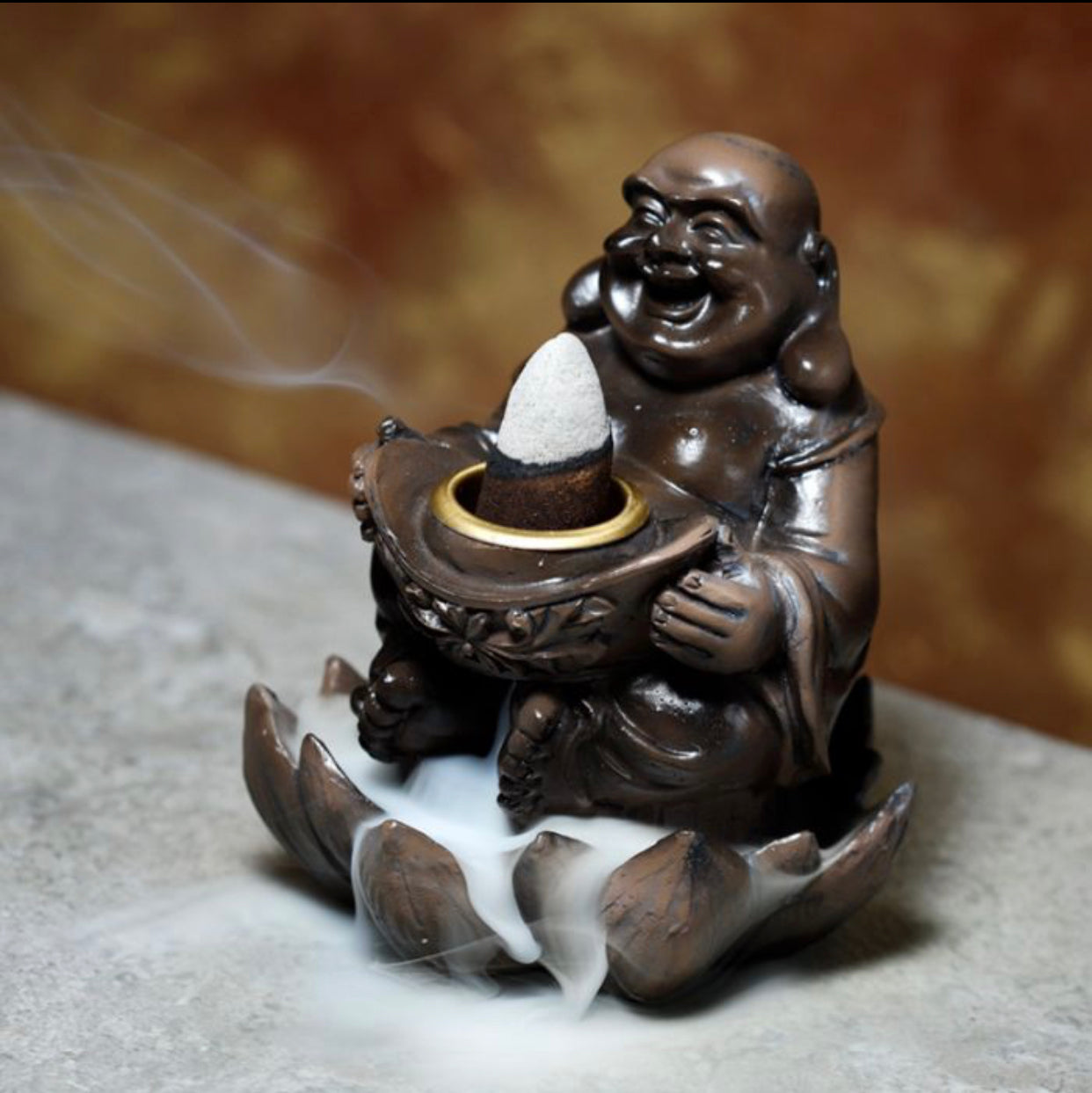 Lucky Buddha backflow burner