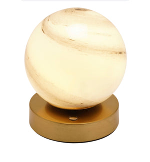 Glass ball Planet style lamp