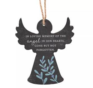 SLATE ANGEL HANGING PLAQUE