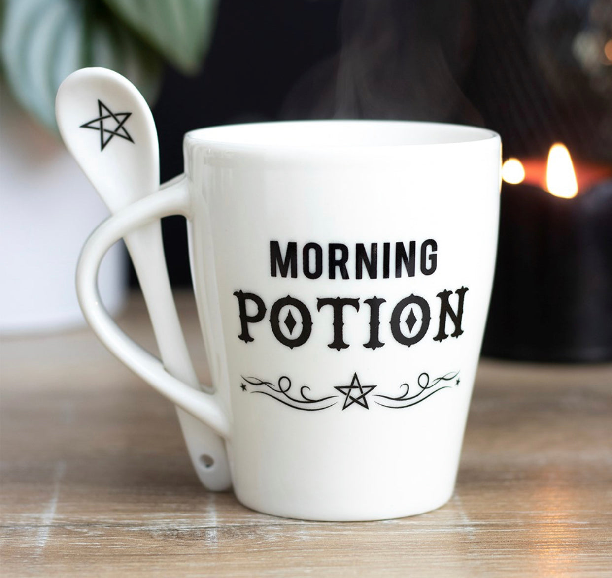 MORNING POTION MUG AND SPOON SET