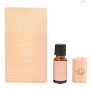 SERENITY BALANCE WOOD OIL DIFFUSER