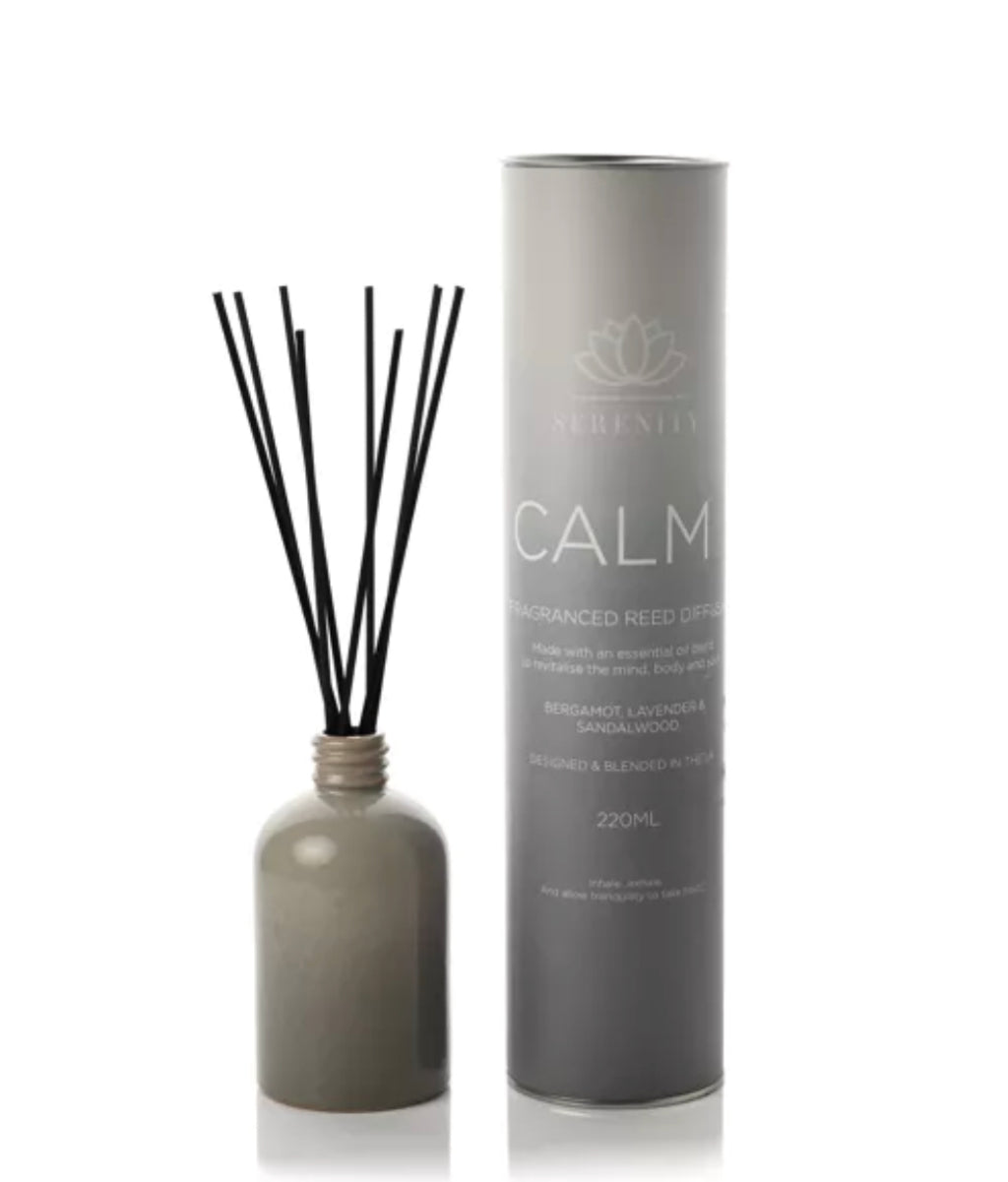 SERENITY CALM CERAMIC DIFFUSER 220ML BERGAMOT, LAVENDER