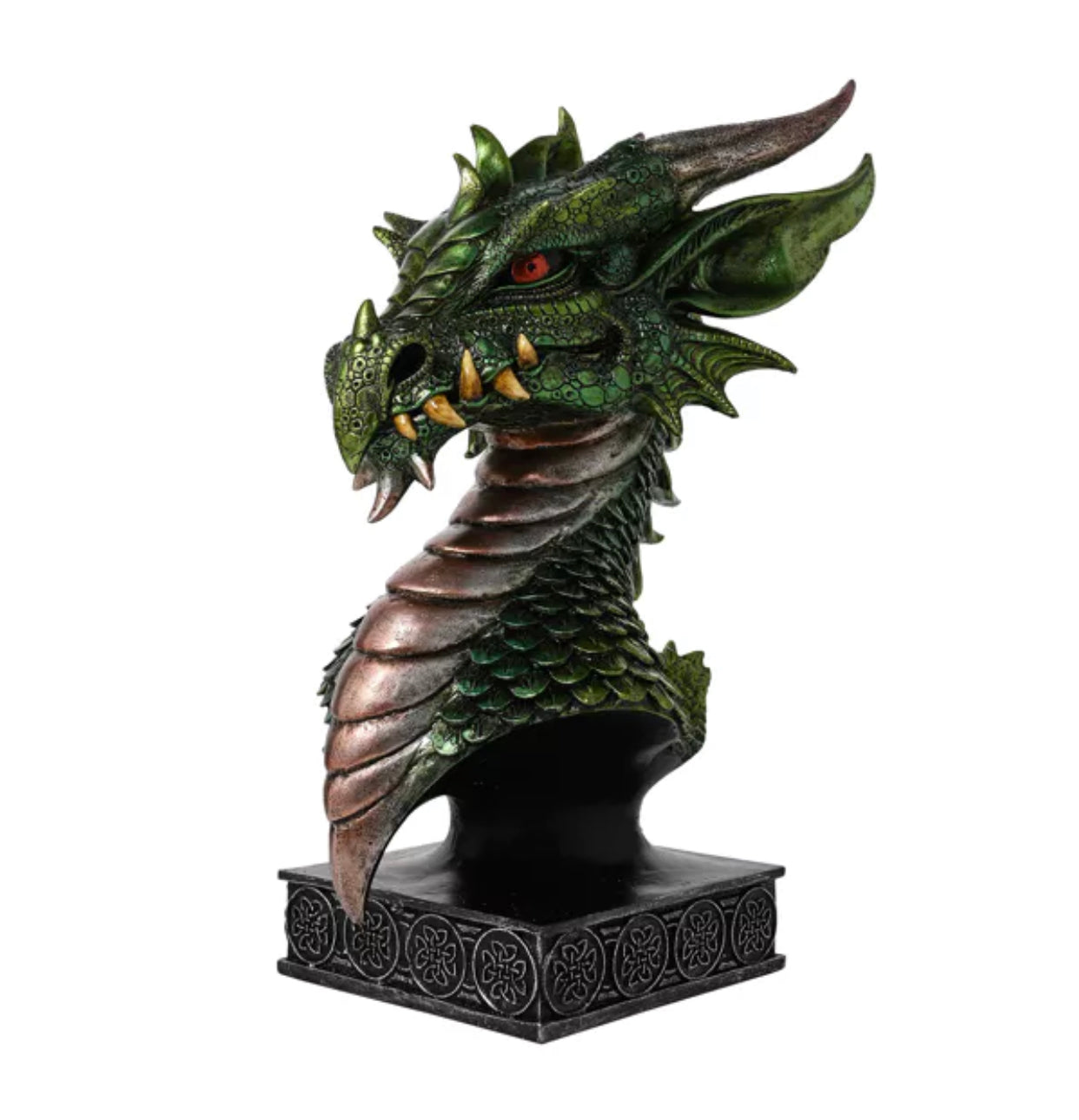 JULIANA MYSTIC LEGENDS GREEN DRAGON HEAD 30CM