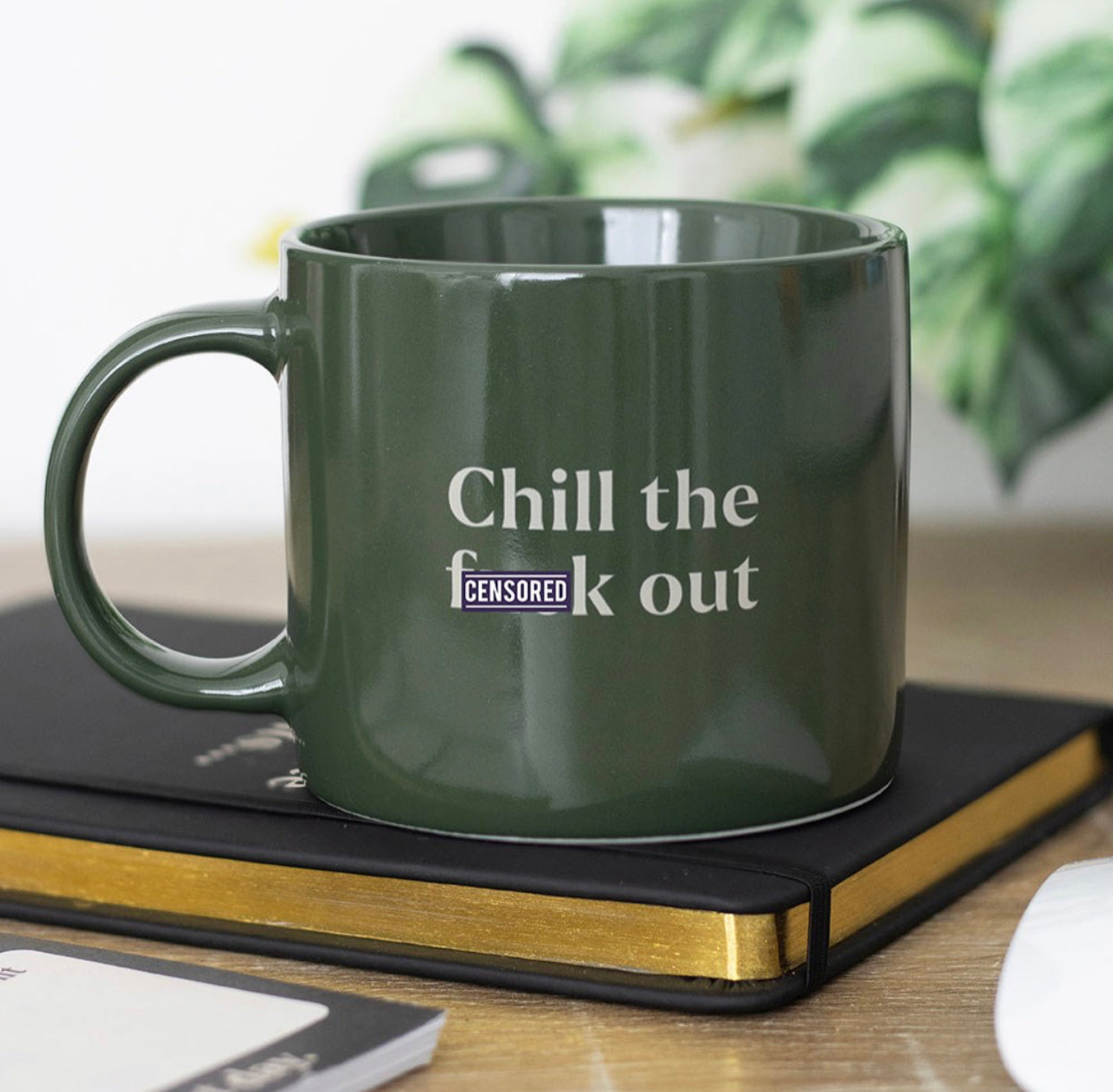 CHILL OUT SWEARY MUG